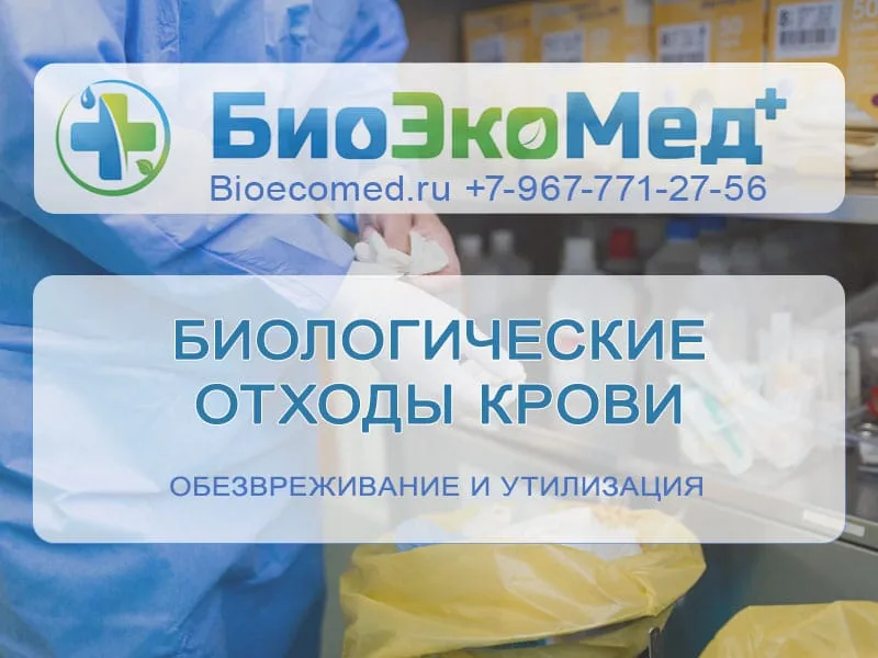 Биологические отходы крови